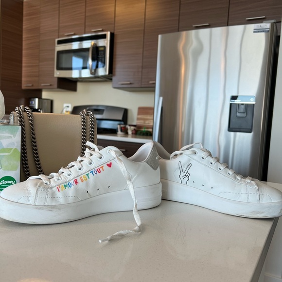 Custom golden goose sneakers 🌈❤️☮️ - Picture 4 of 4